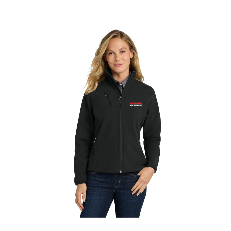 Women's Textured Soft Shell Jacket - Black