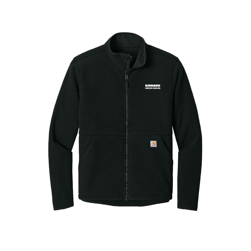 Men's Carhartt® Textured Full-Zip Fleece Jacket - Black