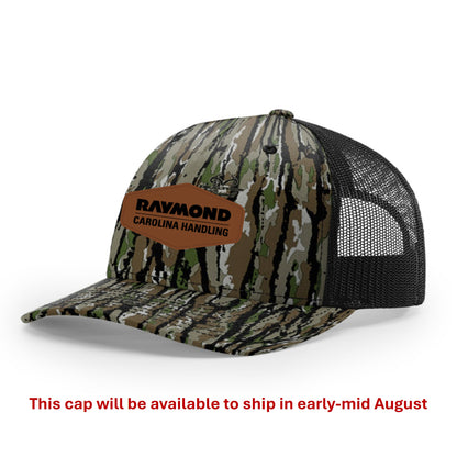 Richardson Leather Patch Trucker Cap - Realtree Camo / Black