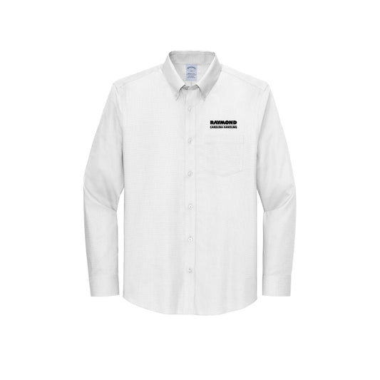 Men's Brooks Brothers® Wrinkle-Free Stretch Nailhead Shirt - White