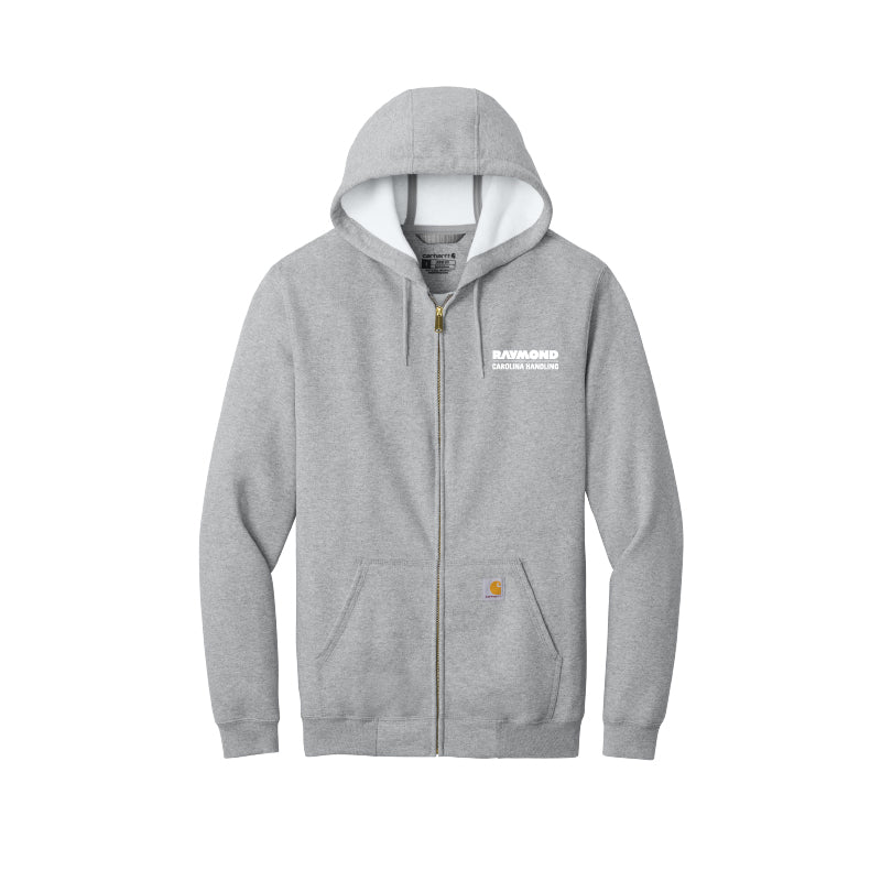 Men's Carhartt® Midweight Hooded Zip-Front Sweatshirt - Heather Grey