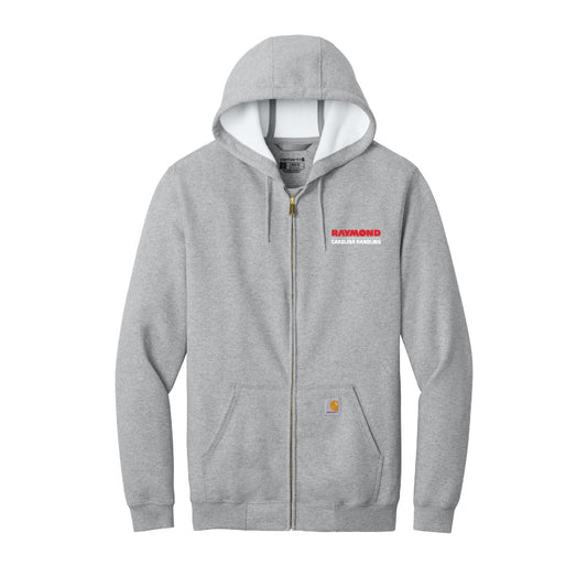 Men's Carhartt® Midweight Hooded Zip-Front Sweatshirt - Heather Grey