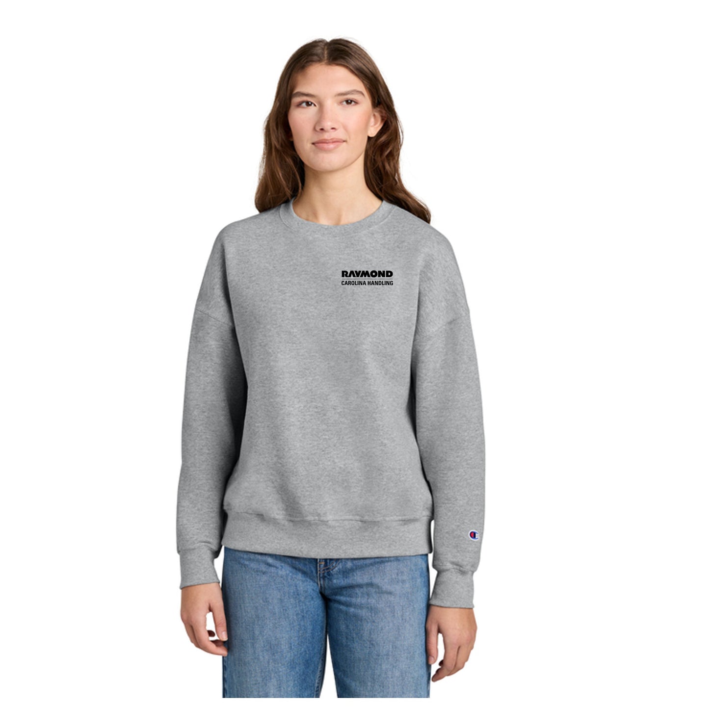 Women's Champion® Crewneck Sweatshirt - Light Steel